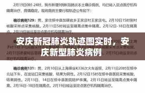 安庆新冠肺炎轨迹图实时,安庆新型肺炎病例