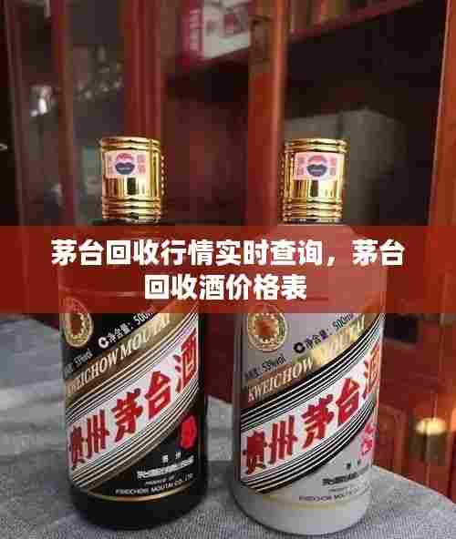 茅台回收行情实时查询,茅台回收酒价格表
