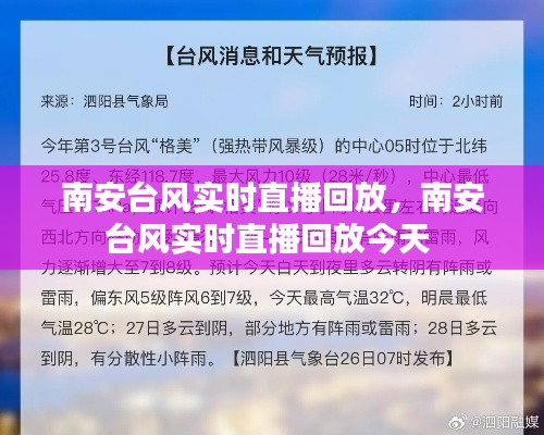 南安台风实时直播回放,南安台风实时直播回放今天