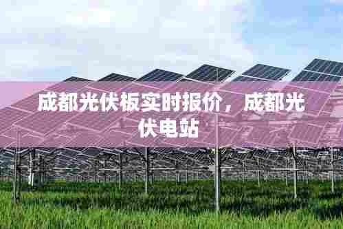 成都光伏板实时报价,成都光伏电站