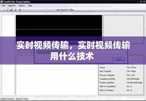 实时视频传输，实时视频传输用什么技术 