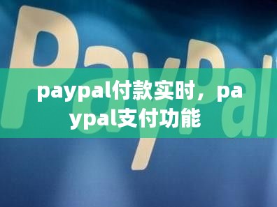 paypal付款实时,paypal支付功能
