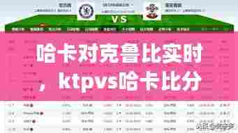 哈卡对克鲁比实时，ktpvs哈卡比分预测 