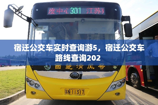 宿迁公交车实时查询游5,宿迁公交车路线查询202