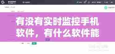 有没有实时监控手机软件,有什么软件能时时能监控手机