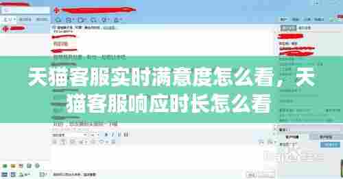 天猫客服实时满意度怎么看,天猫客服响应时长怎么看