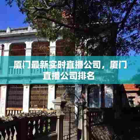 厦门最新实时直播公司,厦门直播公司排名