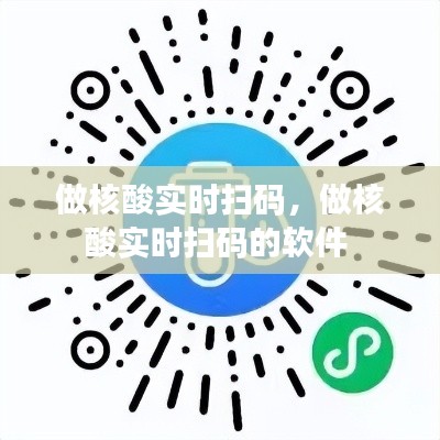 做核酸实时扫码,做核酸实时扫码的软件