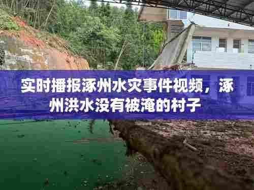实时播报涿州水灾事件视频，涿州洪水没有被淹的村子 