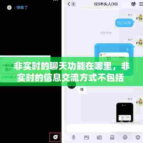 非实时的聊天功能在哪里，非实时的信息交流方式不包括 