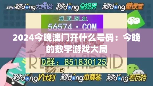 2024今晚澳门开什么号码：今晚的数字游戏大局