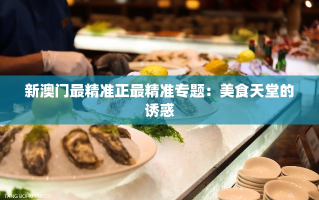新澳门最精准正最精准专题:美食天堂的诱惑