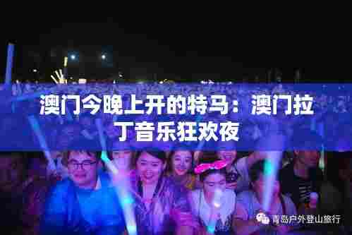 澳门今晚上开的特马：澳门拉丁音乐狂欢夜