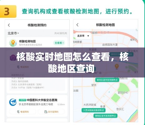 核酸实时地图怎么查看，核酸地区查询 