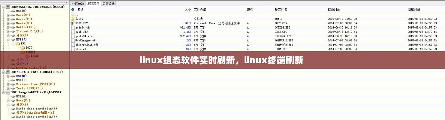 linux组态软件实时刷新，linux终端刷新 