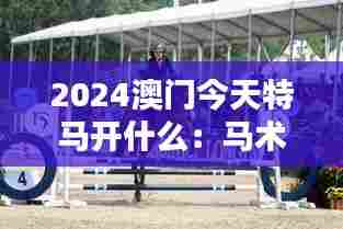 2024澳门今天特马开什么:马术精神与运动员风采