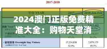 2024澳门正版免费精准大全：购物天堂消费攻略