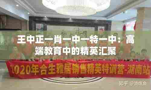 王中正一肖一中一特一中：高端教育中的精英汇聚