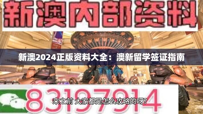 新澳2024正版资料大全:澳新留学签证指南