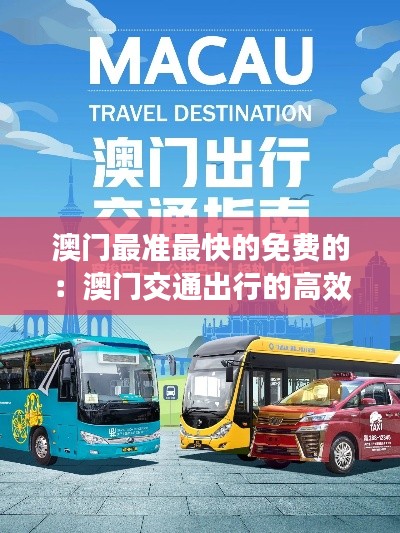 澳门最准最快的免费的：澳门交通出行的高效向导