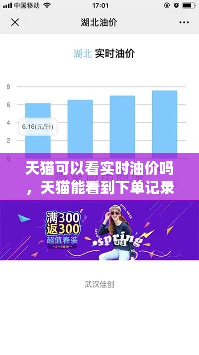 天猫可以看实时油价吗,天猫能看到下单记录吗?