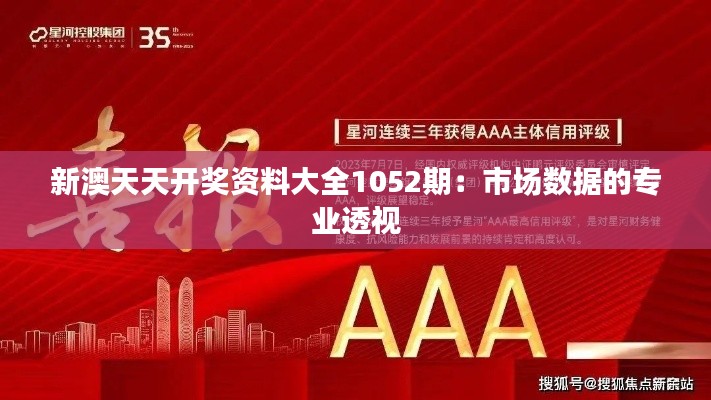 新澳天天开奖资料大全1052期:市场数据的专业透视