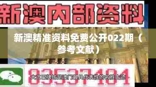 新澳精准资料免费公开022期（参考文献）
