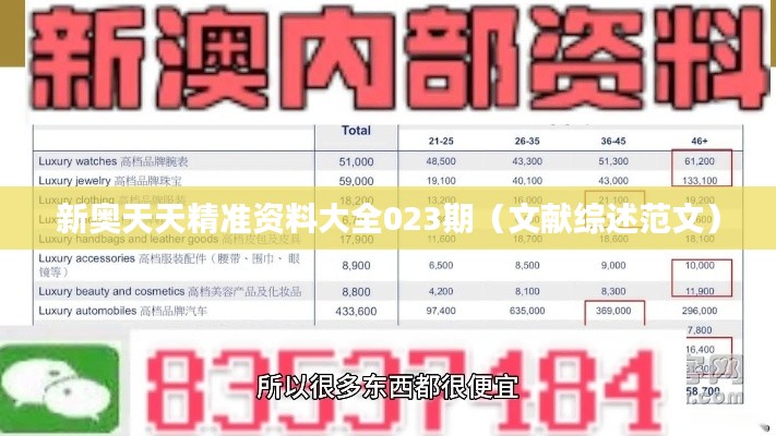 新奥天天精准资料大全023期(文献综述范文)