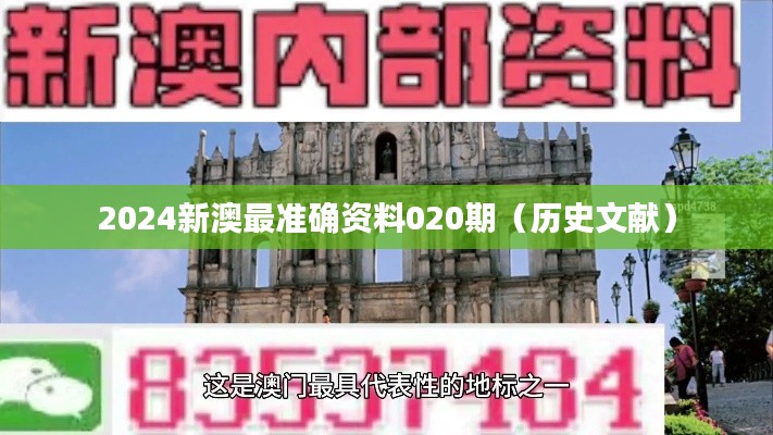 2024新澳最准确资料020期（历史文献）