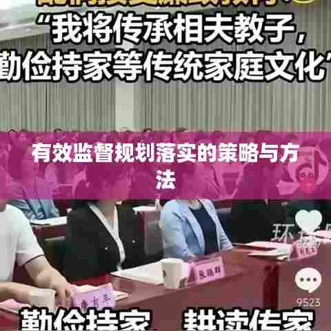 有效监督规划落实的策略与方法