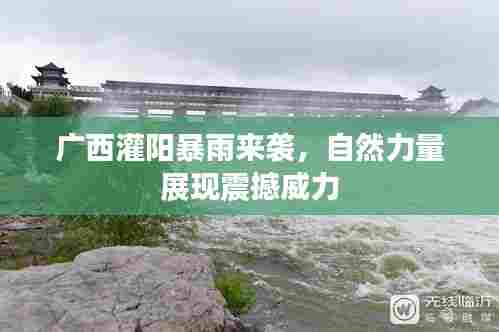 广西灌阳暴雨来袭,自然力量展现震撼威力