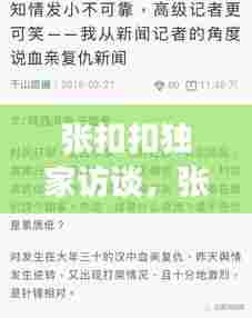 张扣扣独家访谈，张扣扣是谁 