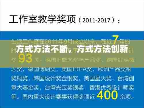 方式方法不断，方式方法创新 