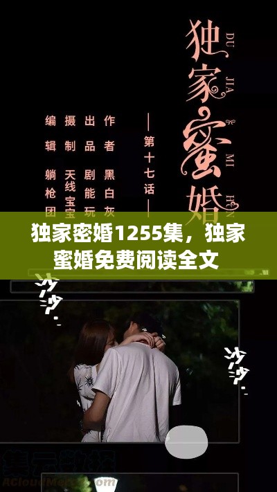 独家密婚1255集,独家蜜婚免费阅读全文
