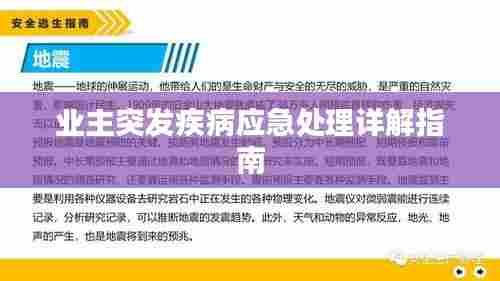 业主突发疾病应急处理详解指南