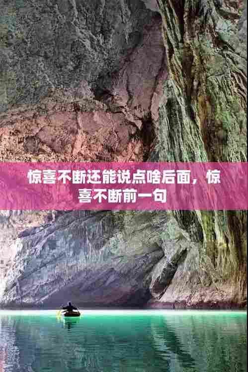 惊喜不断还能说点啥后面,惊喜不断前一句