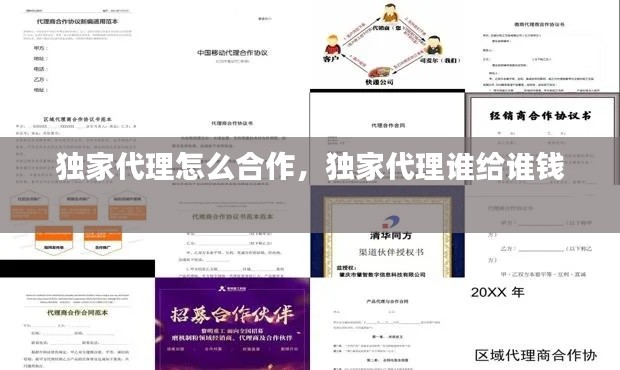 独家代理怎么合作，独家代理谁给谁钱 