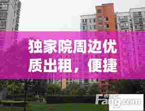 独家院周边优质出租，便捷生活首选之地