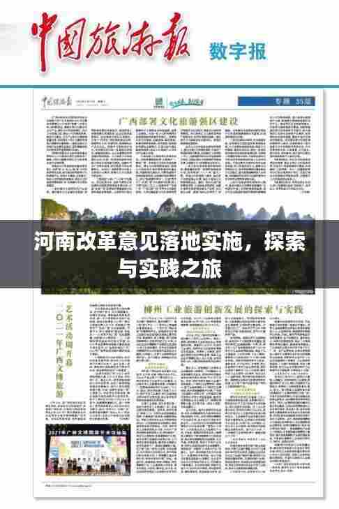 河南改革意见落地实施,探索与实践之旅