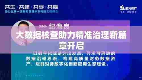 大数据核查助力精准治理新篇章开启