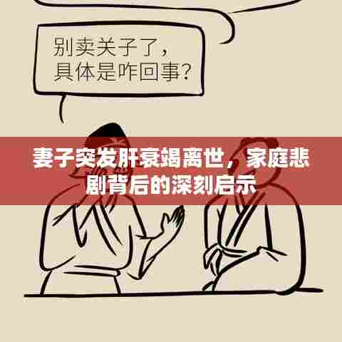 妻子突发肝衰竭离世，家庭悲剧背后的深刻启示