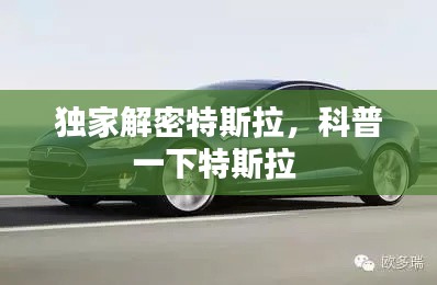 独家解密特斯拉,科普一下特斯拉