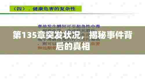 第135章突发状况,揭秘事件背后的真相