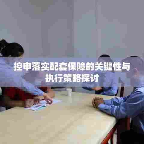 控申落实配套保障的关键性与执行策略探讨