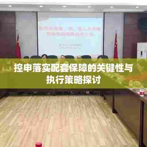 控申落实配套保障的关键性与执行策略探讨