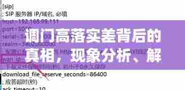 调门高落实差背后的真相，现象分析、解决策略全解析