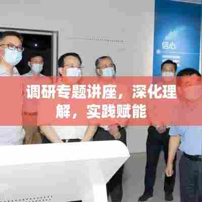调研专题讲座，深化理解，实践赋能