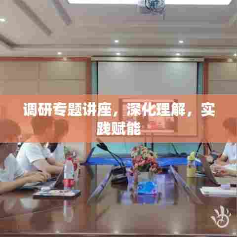 调研专题讲座,深化理解,实践赋能