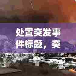 处置突发事件标题，突发事件处置典型案例 