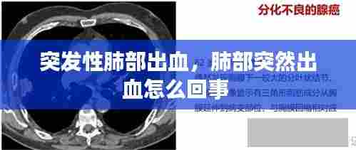 突发性肺部出血，肺部突然出血怎么回事 